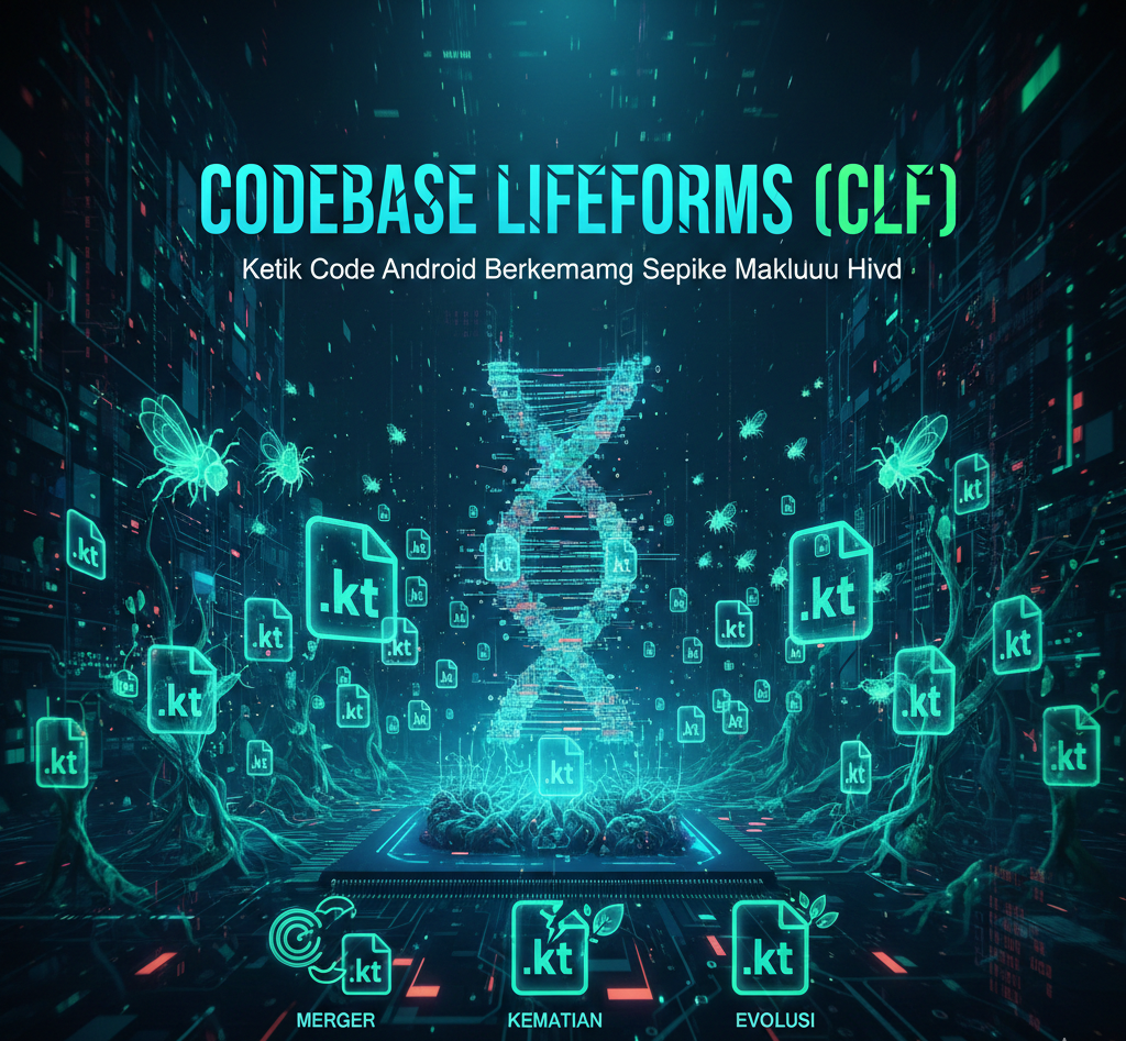 Codebase Lifeforms (CLF) Ketika Kode Android Berkembang Seperti Makhluk Hidup